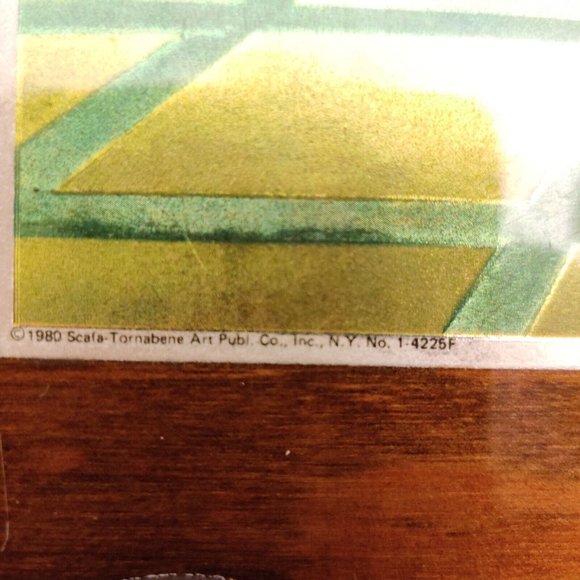 Vtg 1980 Scafa Tornabene The Last Supper Art Painted In England Religious Plaque - Picture 5 of 16